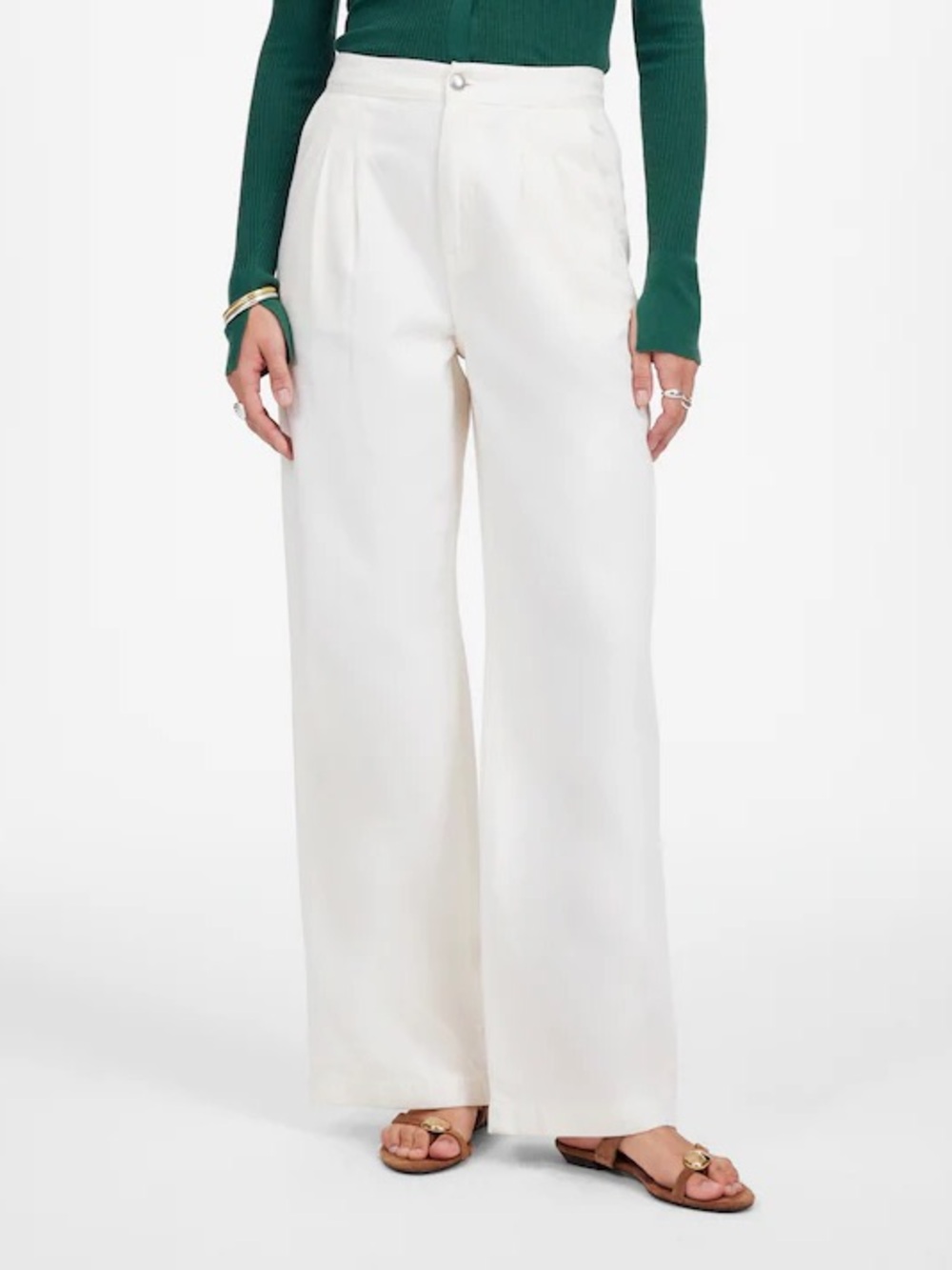 Madewell NWT Harlow Wide Leg Jeans Size 32 in Tile White Airy Denim Edition